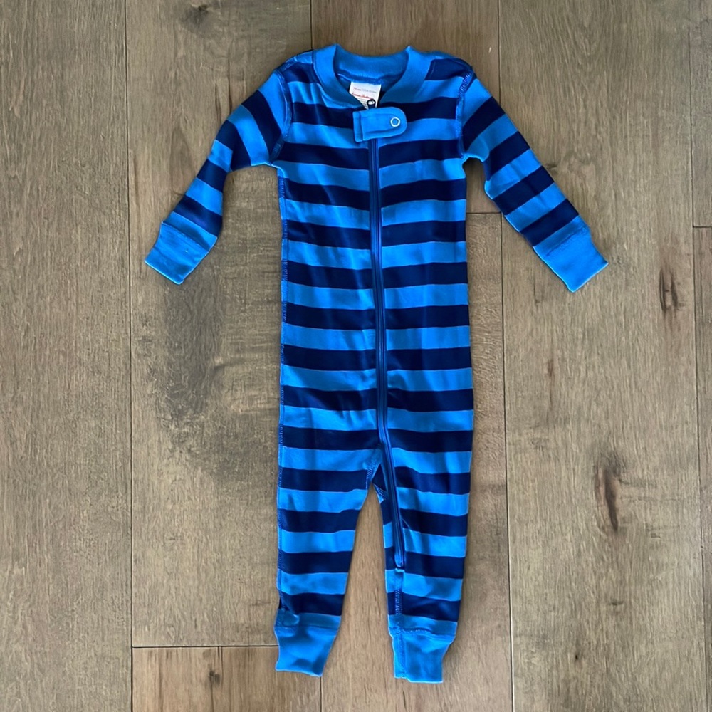 Hanna Andersson Striped Footless PJs - Like new